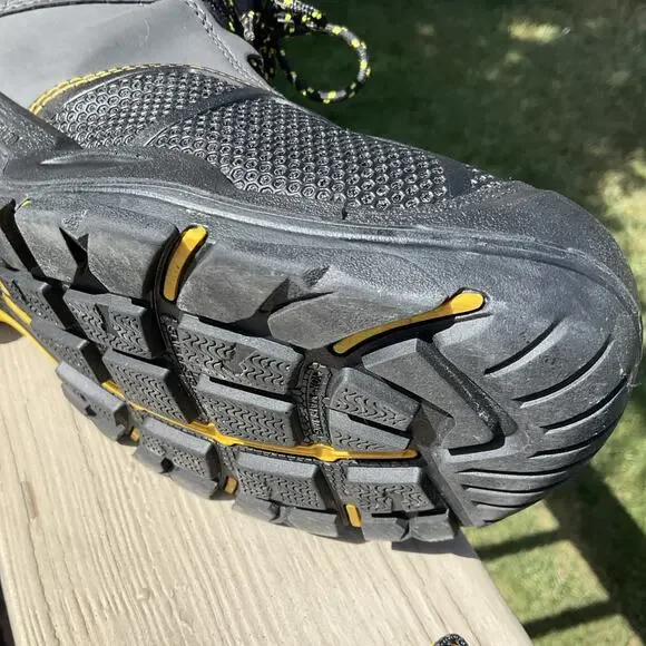 KEEN Utility Work Boots Men 12 Steel Toe Waterproof Gray Yellow EH ASTM USA made